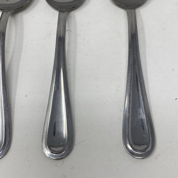 International Stainless IS EDGEBROOK Set Of 5 Soup Spoons - Picture 3 of 6